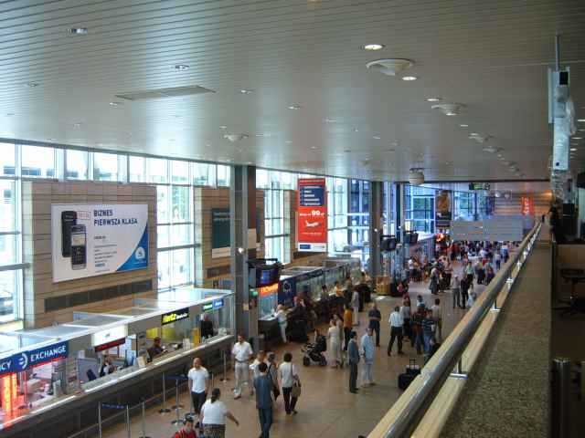 Krakau Balice Flughafen Flugzeug