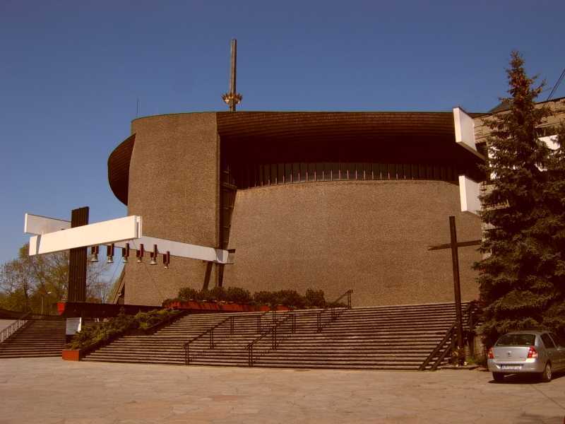 Krakau Nowa Huta Stahlhtte Gottes Arche Wanda-Hgel