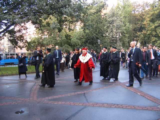 Krakau Professorenumzug Altstadt