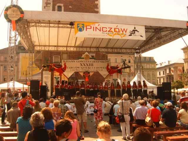 Krakau Volkskunst Markt Marktplatz