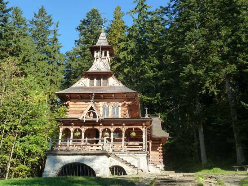 Polen Zakopane Tatra-Gebirge Holzarchitektur